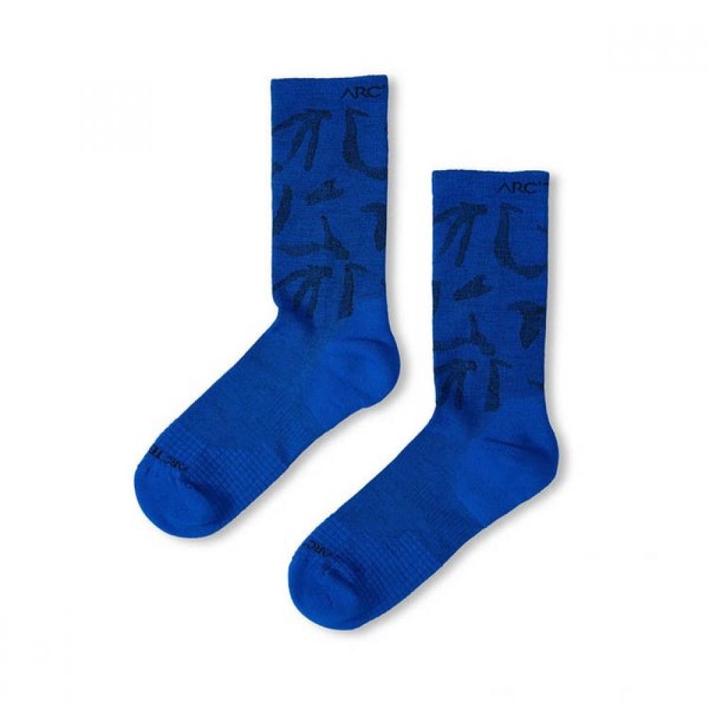 Arcteryx Merino Wool Grotto Mid Socks Aepsu08543 Vitality Black LG/Free