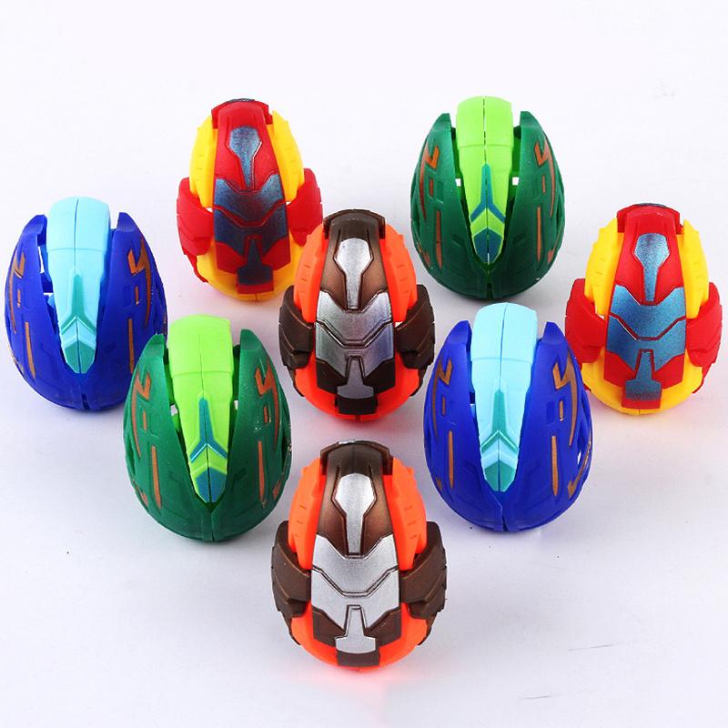 5PCS/Set Dinosaur Robot Transformation Dinosaur Egg Requires Manual Deformation Favorite For Creative Party Gifts
