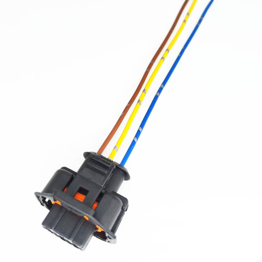 Diesel Truck Accessories Fuel Rail Pressure Sensor Harness Connector Plug 02-08 Replacement for Dodge Ram 2500 3500 Diesel 5.9L,02-07 6.6L LLY for GM