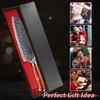 Damascus Steel Kitchen Knife VG10 Japanese Santoku Chef's Knife Slicing Knife with Ebony Handle Kitchen Cutlery Sushi Knife