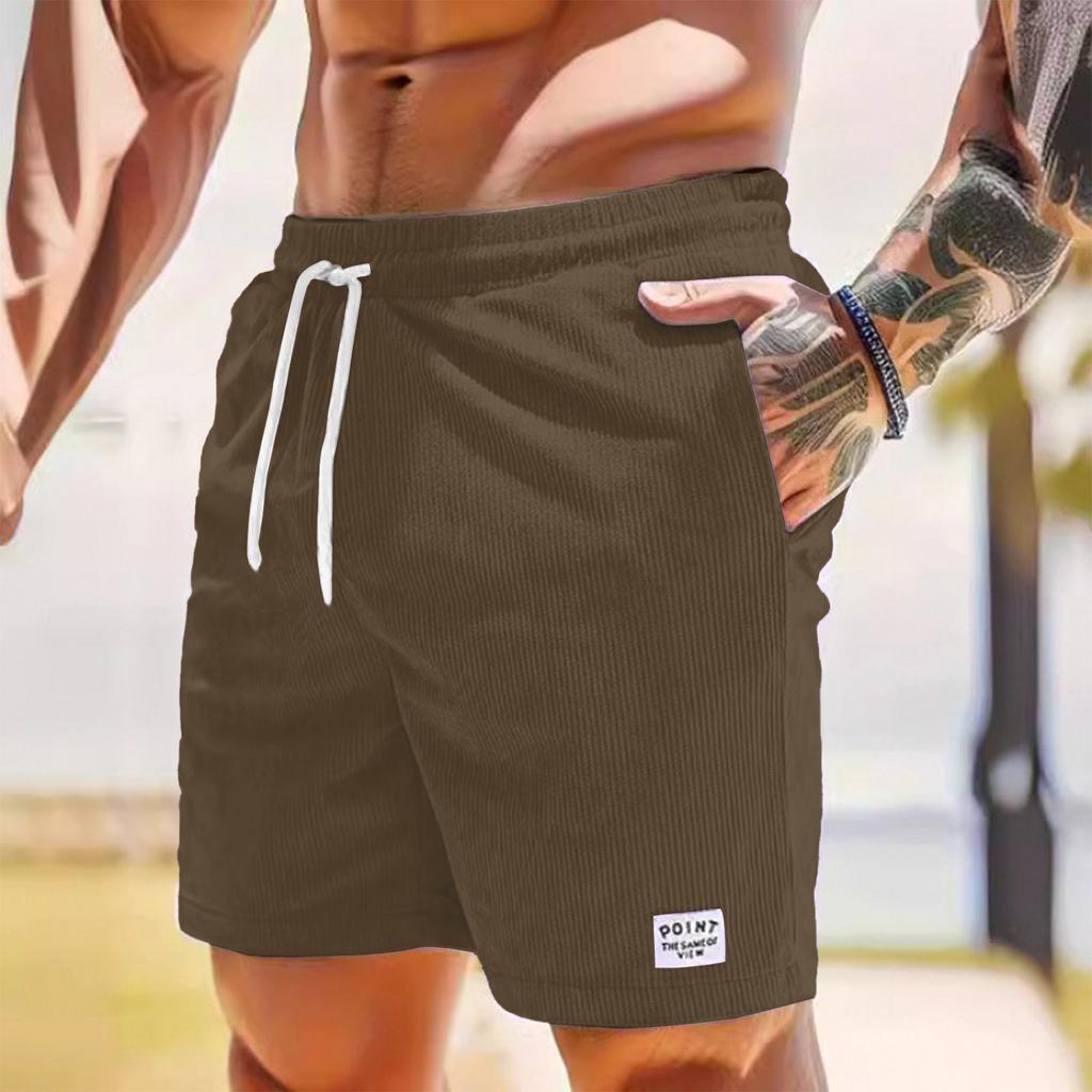 Men's Lace-up Sweatpants Men's Cargo Shorts Casual Pants