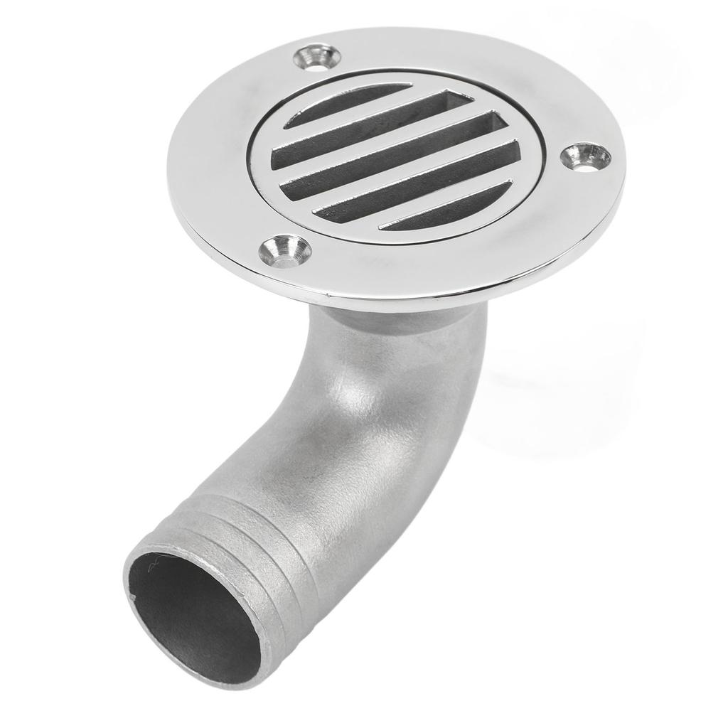 Boat Deck Drain 90 Degree Elbow 316 Stainless Steel Split Floor Deck Drain for Fishing Boat Yacht