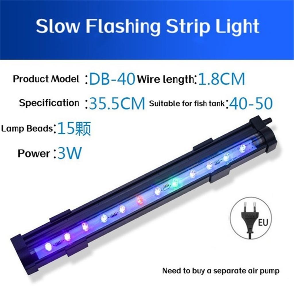 Acvariu Rezervor Pești LED Lumină Colorată Stecher EU/SU Strip Lampă Bară Rezistentă la Apă Submersibilă Lumini Submersibile Decor Rezervor