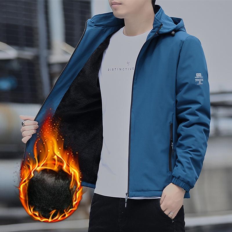 Simple Charge Jacket Gentlemen s Latest Relaxed Fit Windbreaker Hooded Gentlemen s Tooling Everyday Jacket Gentlemen High Quality M