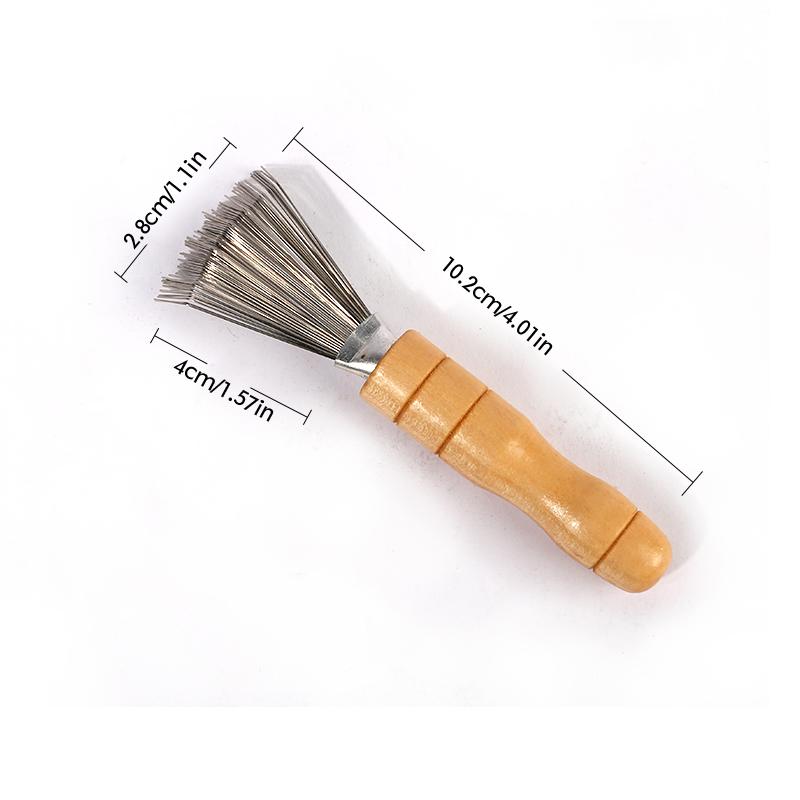 Икебана Кензан Штырьки Щетка для чистки Японская лягушка для цветов Грабли для уборки мусора Рабочая щетка-очиститель Кензан для флориста