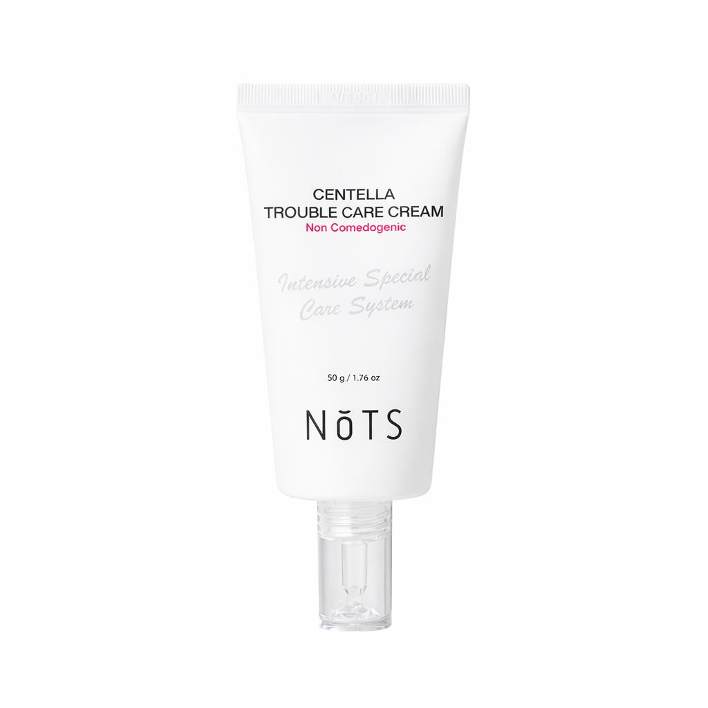 NOTS Centella Trouble Care Cream Soothing Blemish Relief Moisturizer 50g