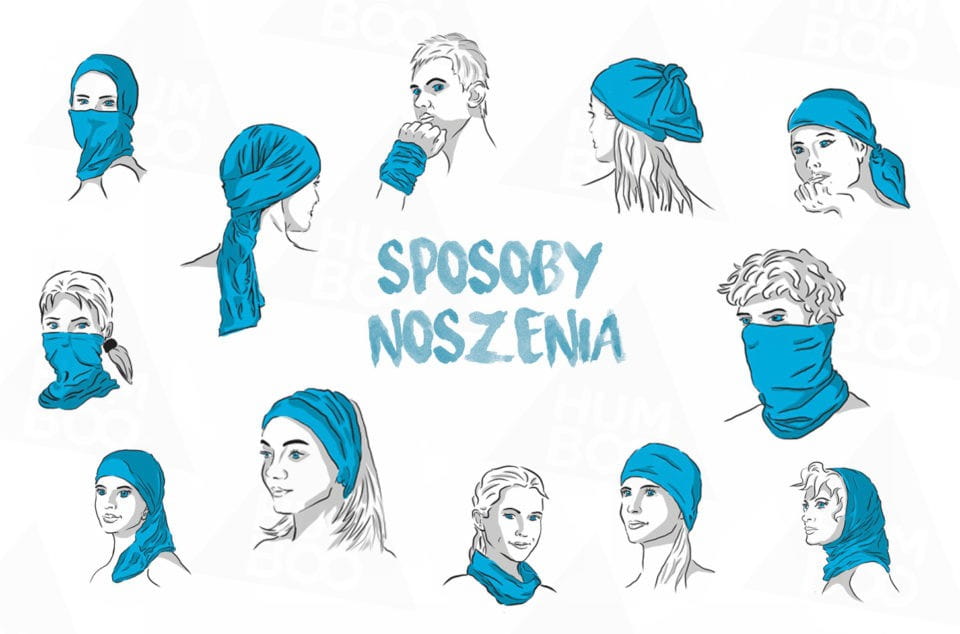 Komin Dziecięcy Ocieplany Polar Szal Chusta Szalik Snow - Skf.05