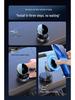 Magnetic Car Phone Holder with 15W Fast Wireless Charging & Rotating Atmosphere Light