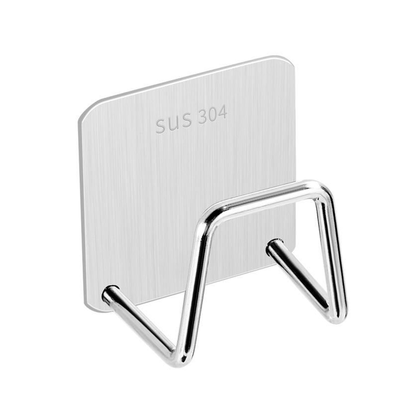 

1-10 шт., кухонная стойка для слива губки из нержавеющей стали, без перфорации, настенная полка для хранения 5pcs серый