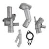 Radiator Flange Coolant Water Pipe As Picture Shows Aluminum Coolant Housing Set Stable Reliability Direct Replacement