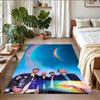 Crystal Velvet Rug Soft Non Slip Indoor Floor Mat Home DecorColdplay