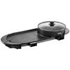 Hot Pot with Grill 2200W 2-in-1 Electric Smokeless Grill and Hot Pot