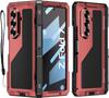 Case for Samsung Z Fold 7 6 5 4 Metal Heavy Duty Aluminum Bumper Shockproof Cover Screen Protection Bracket for Galaxy Z Fold 7