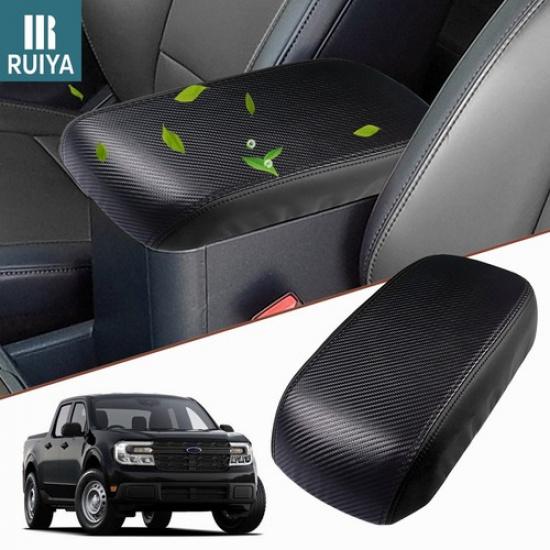 RUIYA Car Center Console Armrest Cover Protector Mat For 2022-2026 Ford Maverick