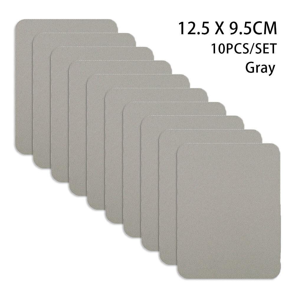 4.9 x 3.7 Inch Iron on Fabric Patch No Sew Denim Patch Adhesive Colorful Jacket Jean Clothes Pants Denim Patch DIY for Repairing