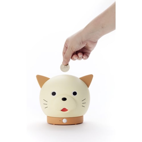 Meddlesome Smart Piggy Bank Bank Nyan 500 yen coins only