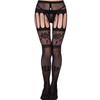 Sexy Suspender Stocking High Knee Socks Open Crotch Pantyhose Hold On Lady Crotchless Tights Sex Party Lace Erotic For Women