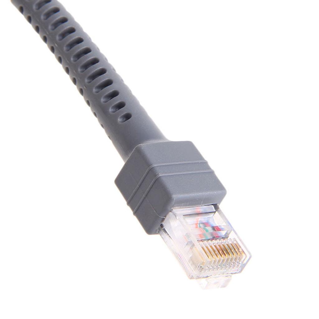 High Quality Spiral Extension Cable for Symbol LS2208 LS2208AP LS1203 LS4208 LS4278 Barcode Scanner, 9ft Long