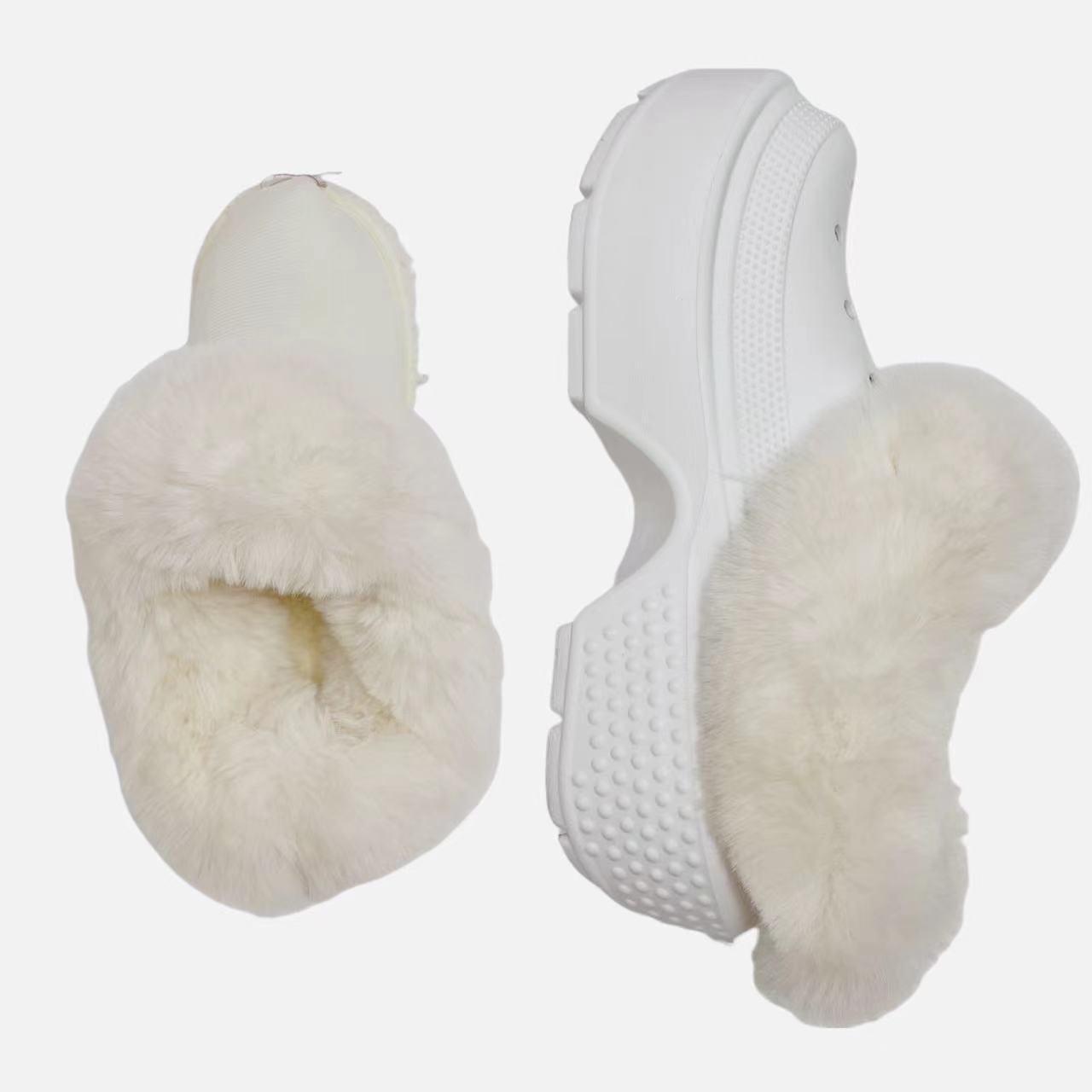 

Съемные бахилы из плюша и хлопка - зимние теплые, моющиеся, с утолщенной мягкой подкладкой 44-45=M8 Inner Length 260