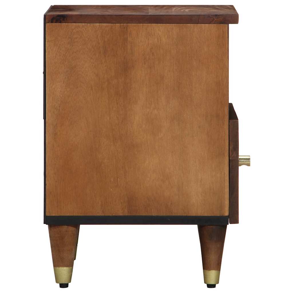 Nightstand Honey Brown 40 x 33 x 46 cm Solid Mango Wood