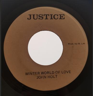 7-tums Skiva JOHN HOLT - Winter World Of Love INGEN Rättvisa Jamaica Reggae, Ska & Dub Använd