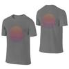 Lineair Licht Slim Fit Omkeerbaar T-shirt Amerikaanse Retro Vervagingsbestendig T-shirts