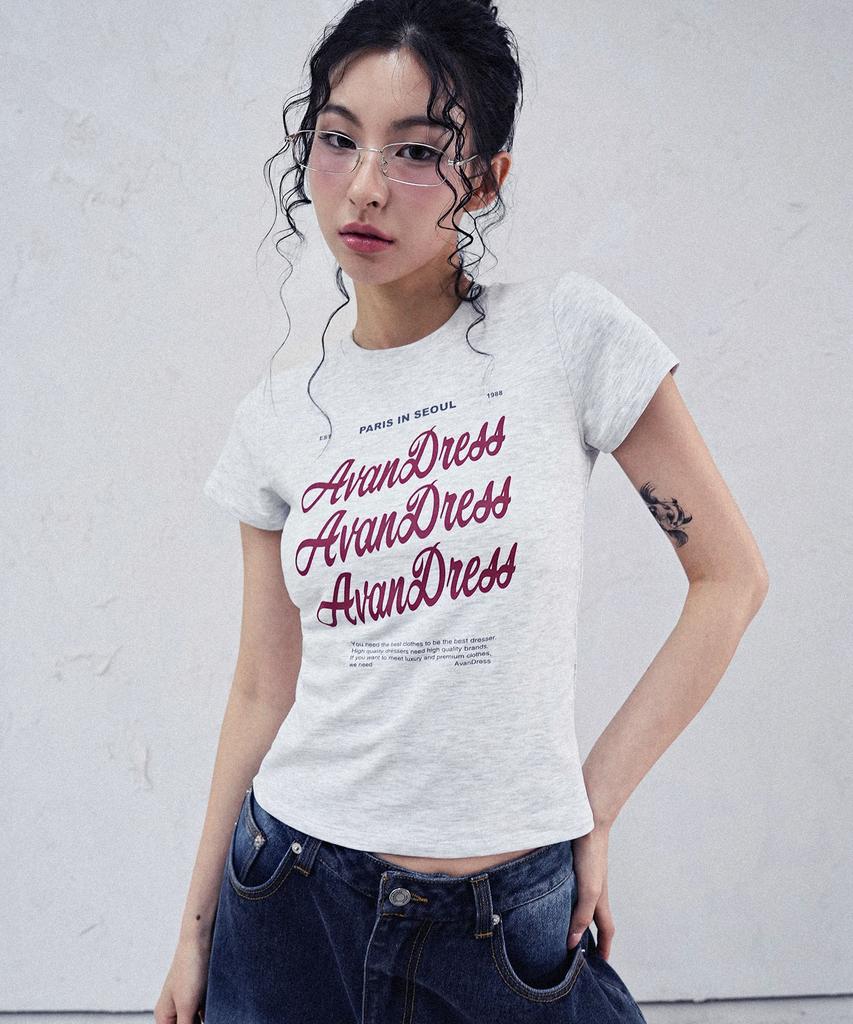 AVANDRESS Bagel Crop T-Shirt - 3Col