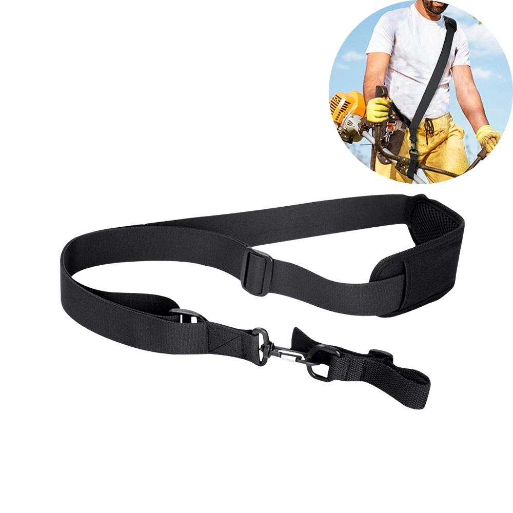 Lawn Mower Harness Strap Adjustable Grass Trimmer Strap Double Shoulder Strap Labor Saving Strimmer Mower Shoulder Strap