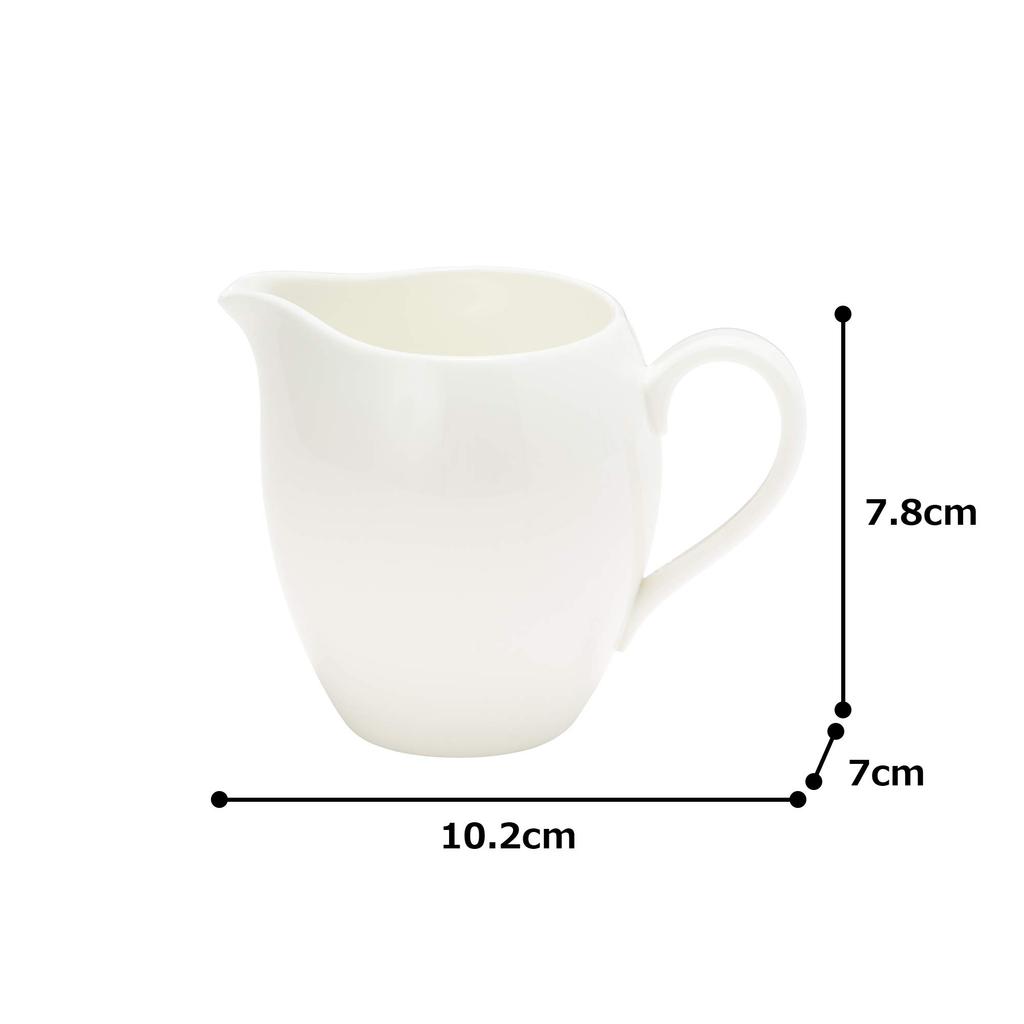 NARUMI Styles Cool Coupe Creamer, White, 180cc, 51326-4642
