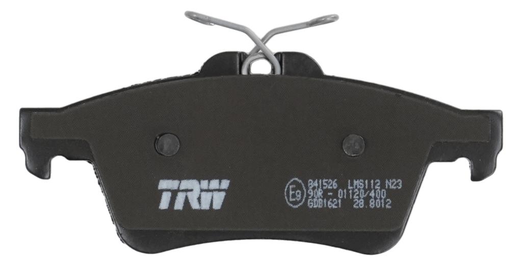 Trw Gdb1621 Trw Brake Pads Rear Without Sensor