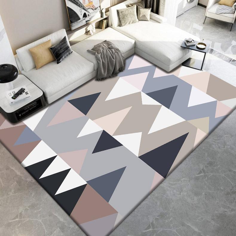 Carpet Living Room Bedroom, Bedside Carpet Autumn and Winter Simple Room Floor Mat Easy To Maintain