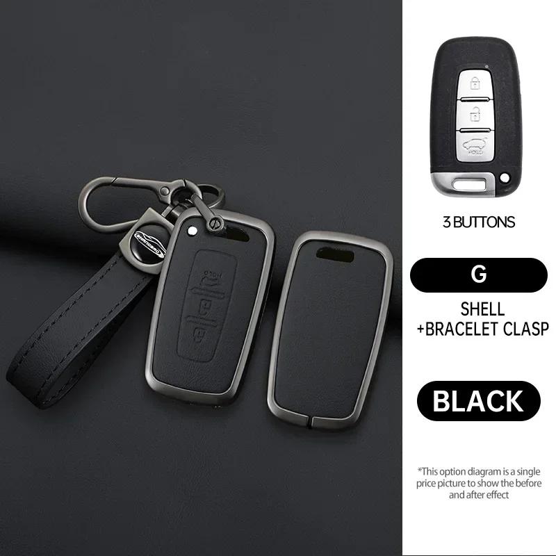 

Car Key Bag Cover Suitable For Hyundai Ix35 Elantra Sonata 8 9 Kia Sportage K5 K2 Sorento Optima Forte 2013 2014 2012