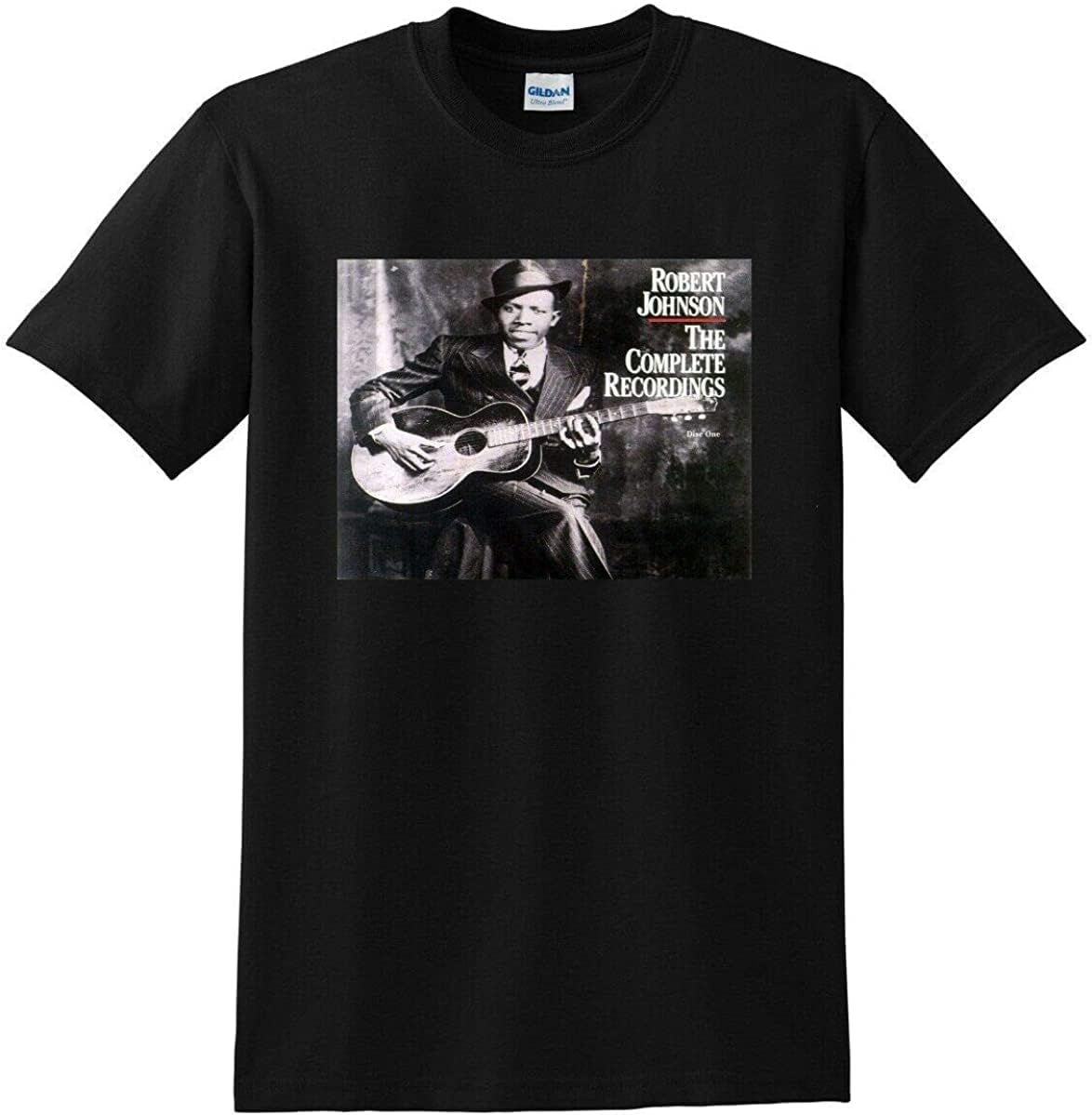 Robert Johnson T Shirt The Complete Recordings Small Medium Large Black 4XL чёрный