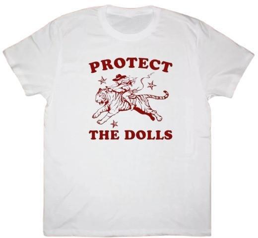 Protect The Dolls Graphic Print Mens T-Shirt S-4XL XXL
