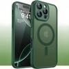 Translucent Magnetic Frosted Matte Phone Case For iPhone 17 Air 16 15 14 Plus 13 12 11 Pro Max For Magsafe Wireless Charge Cover