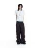 AAKAM Snap Gothic Half Top (White)