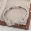 New European and American Trendy Leopard Head Bracelet Spotted Open Bracelet Hand Jewelry