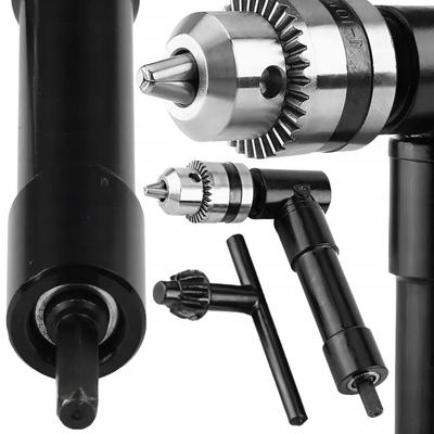 Adapter Angle Attachment Holder Drill Attachment 1/4” Angle 90° + Key