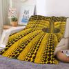 Polka Dot Künstlerin Yayoi Kusama Decke für Sofa Büro Bett Flugzeug Reise Schlafen Lesen Entspannen Camping Weich und Warm