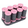 Kit 8pcs Rulli Riscaldanti per Capelli 35mm Riscaldamento Rapido Ricci di Lunga Durata Rulli Caldi Elettrici per lo Styling dei Capelli