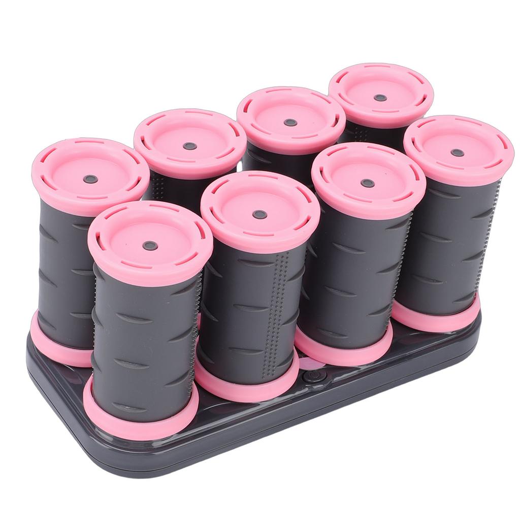 Kit 8pcs Rulli Riscaldanti per Capelli 35mm Riscaldamento Rapido Ricci di Lunga Durata Rulli Caldi Elettrici per lo Styling dei Capelli