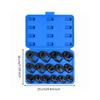 15 Pieces Carbon-Steel Brake-Line Wrench Set Black Finish Hand Tool Size-Stamped