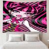 Monster-High Party Tapestry Hanging for Bedroom,Livingroom, Playroom,Decor Art Room Wall Tapestry Holiday and Birthday Gifts