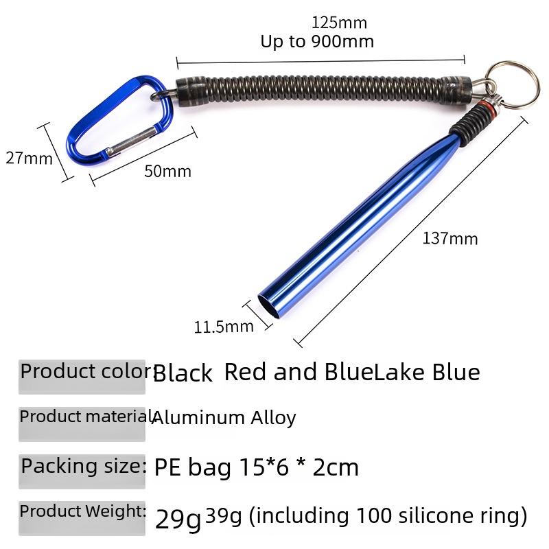 Cross-Border Aluminum Alloy Fishing Rod with Soft Bait Lure Bundle