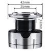 Spinning line saltwater freshwater deep groove aluminum various sizes reel, wheel, fishing, fishing, long-distance casting, bobbin, 2000-7000