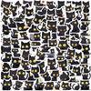 10/30/50/100pcs Cute Anime Little Black Cat Stickers Kawaii Cartoon Sticker Waterproof DIY Laptop Phone Luggage Graffiti Decals