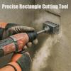 Creative Square Hole Cutter for Electrical Box, Fast Wall Square Hole Puncher - for Electric Hammer, for Installing Switch Box Socket