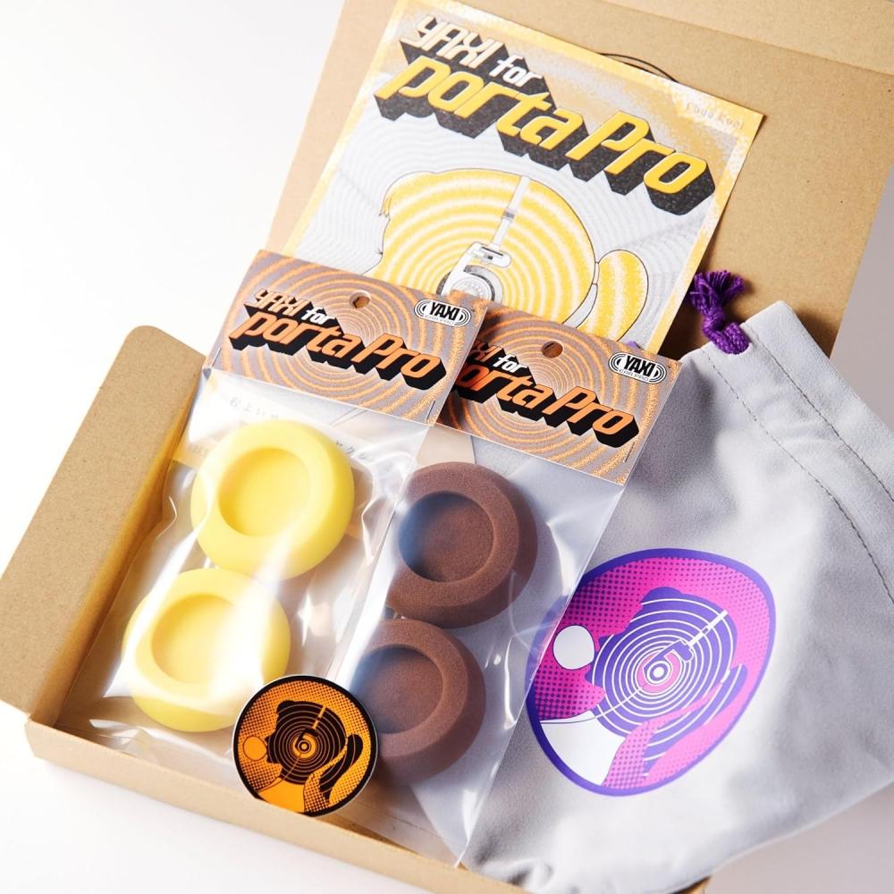 Yaxi Earpads For Koss Portapro 2pairs+pouch   Yellow+brown +pouch   Yellow+brown +pouch