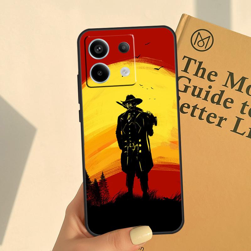 Red Dead Redemption 2 Cover For Xiaomi Redmi Note 11 10 12 13 14 15 Pro Plus Case For Redmi 15C 10C 13C 12C 14C 15
