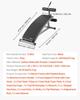 Sit Up Bench, Curved Decline Ab Bench with Reverse Crunch Handle, with 6 Adjustable Height Setting, Heavy Duty Steel, 272 Kg Capacity for Home Gym
